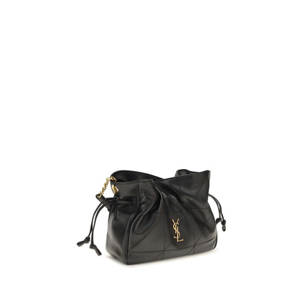 Saint Laurent Black Lambskin Pouch