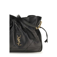 Saint Laurent Black Lambskin Pouch