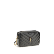 Saint Laurent Black Lambskin Crossbody Bag
