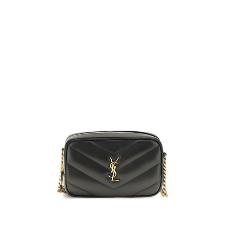 Saint Laurent Black Lamb Shoulder Bag