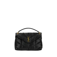 Saint Laurent Black Leather Shoulder Bag