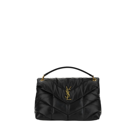 Saint Laurent Black Leather Shoulder Bag