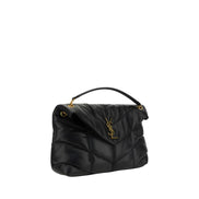 Saint Laurent Black Leather Shoulder Bag