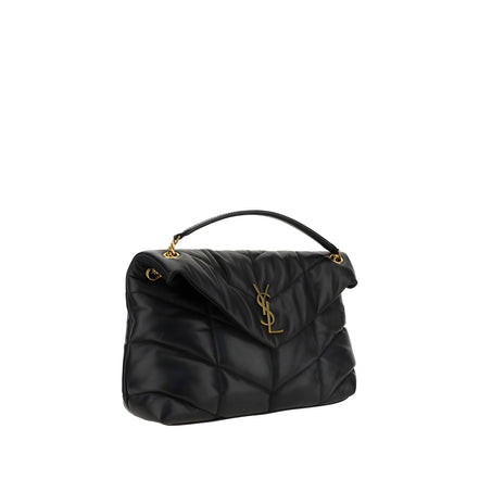Saint Laurent Black Leather Shoulder Bag