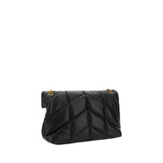 Saint Laurent Black Leather Shoulder Bag
