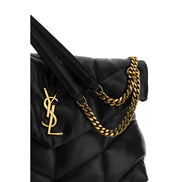 Saint Laurent Black Leather Shoulder Bag