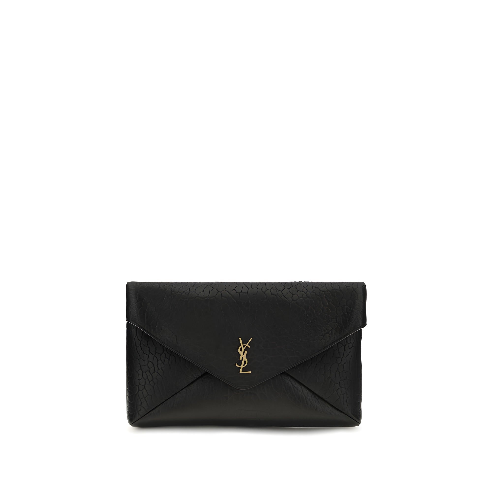 Saint Laurent Black Leather Shoulder Bag