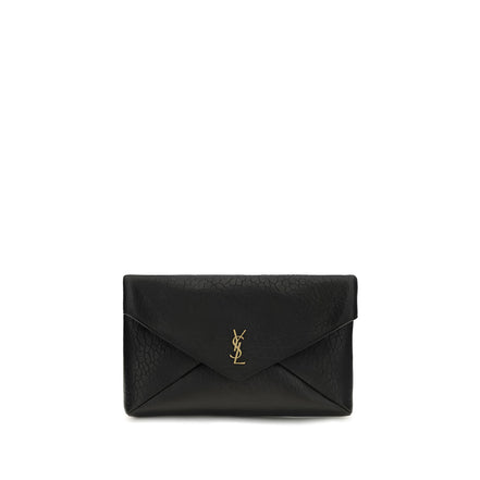 Saint Laurent Black Leather Shoulder Bag