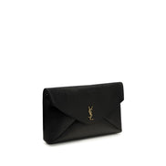 Saint Laurent Black Leather Shoulder Bag