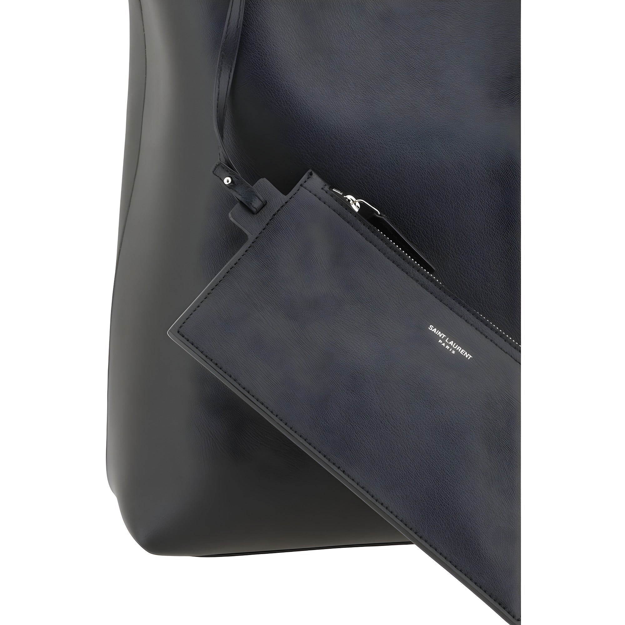 Saint Laurent Black Leather Shoulder Bag