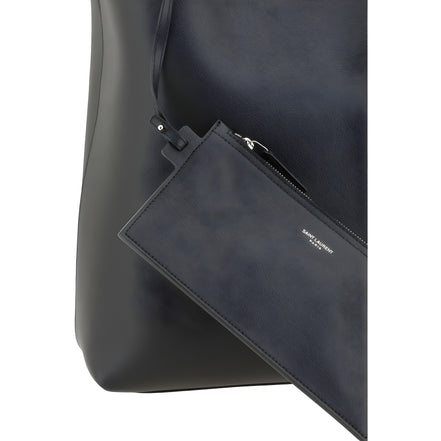 Saint Laurent Black Leather Shoulder Bag