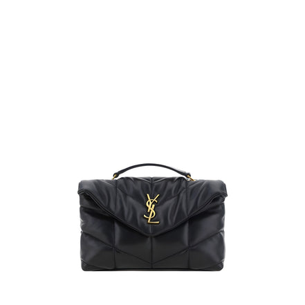 Saint Laurent Black Leather Shoulder Bag