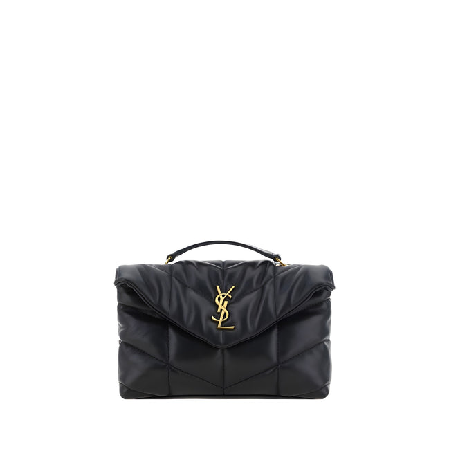 Saint Laurent Black Leather Shoulder Bag