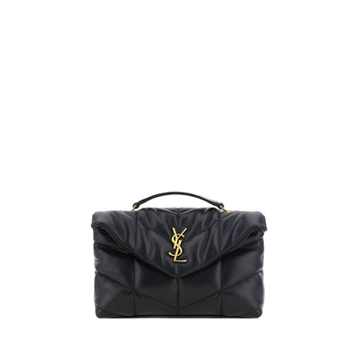 Saint Laurent Black Leather Shoulder Bag