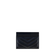 Saint Laurent Black Leather Wallet