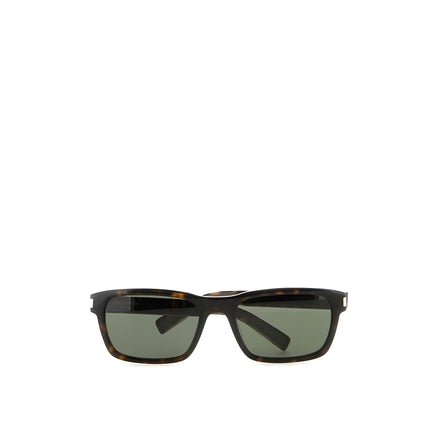 Saint Laurent Brown Acetate Sunglasses