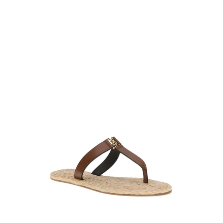 Saint Laurent Brown Flat Sandals