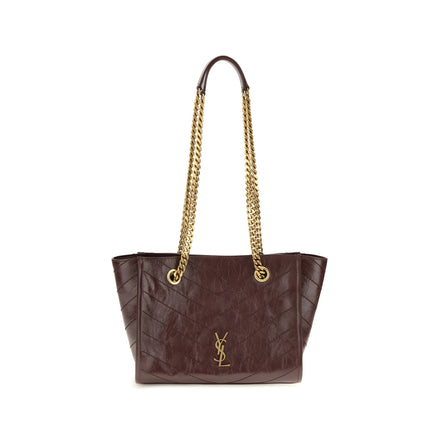 Saint Laurent Brown Calf Leather Shoulder Bag
