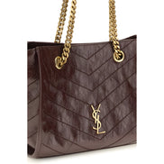 Saint Laurent Brown Calf Leather Shoulder Bag