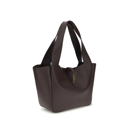 Saint Laurent Brown Calf Leather Shoulder Bag