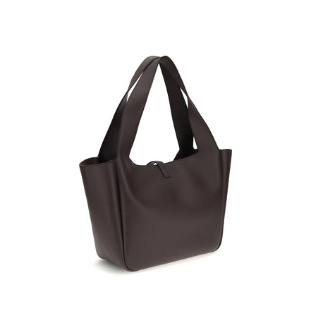 Saint Laurent Brown Calf Leather Shoulder Bag