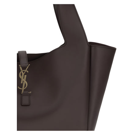Saint Laurent Brown Calf Leather Shoulder Bag