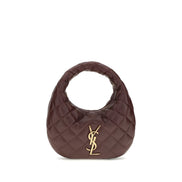 Saint Laurent Brown Lambskin Handbag
