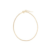 Saint Laurent Gold Brass Necklace
