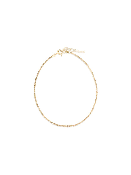 Saint Laurent Gold Brass Necklace