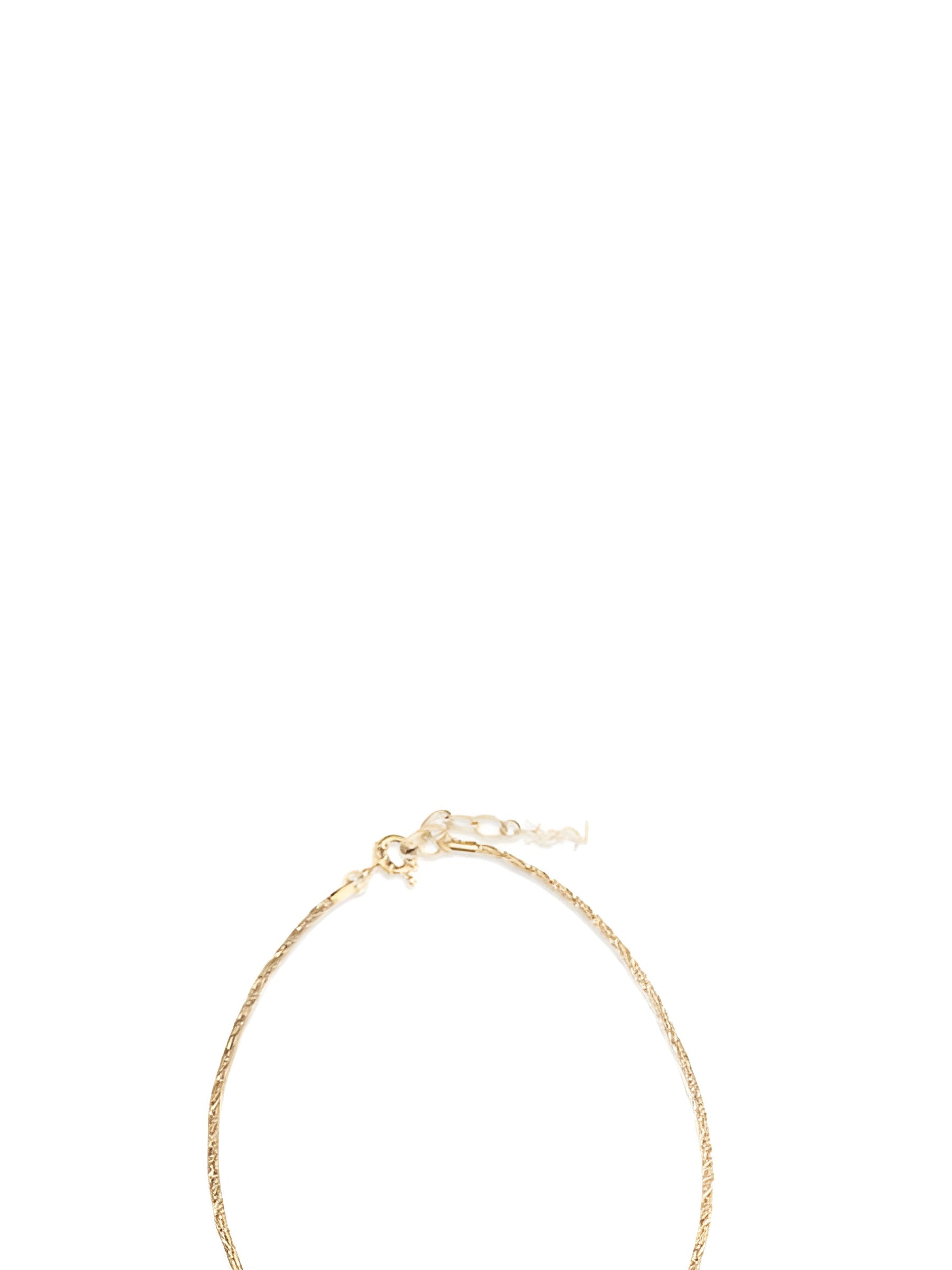 Saint Laurent Gold Brass Necklace