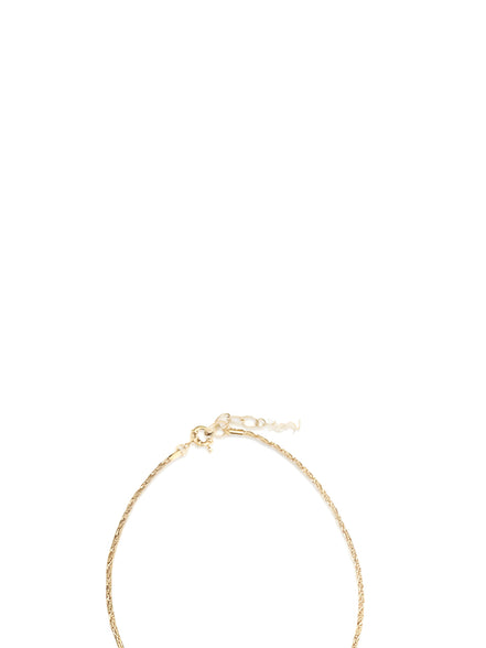 Saint Laurent Gold Brass Necklace