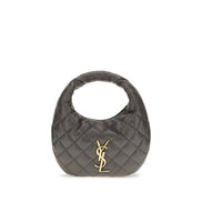 Saint Laurent Gray Lambskin Handbag