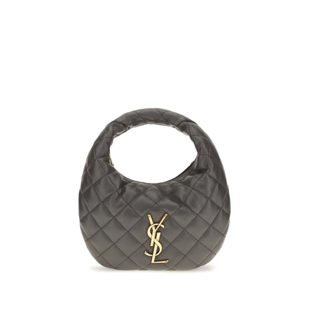 Saint Laurent Gray Lambskin Handbag