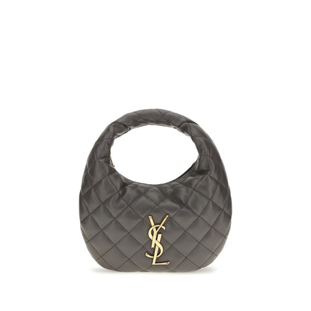 Saint Laurent Gray Lambskin Handbag