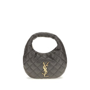 Saint Laurent Gray Lambskin Handbag