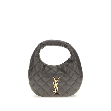 Saint Laurent Gray Lambskin Handbag