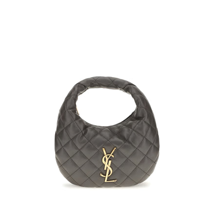 Saint Laurent Gray Lambskin Handbag