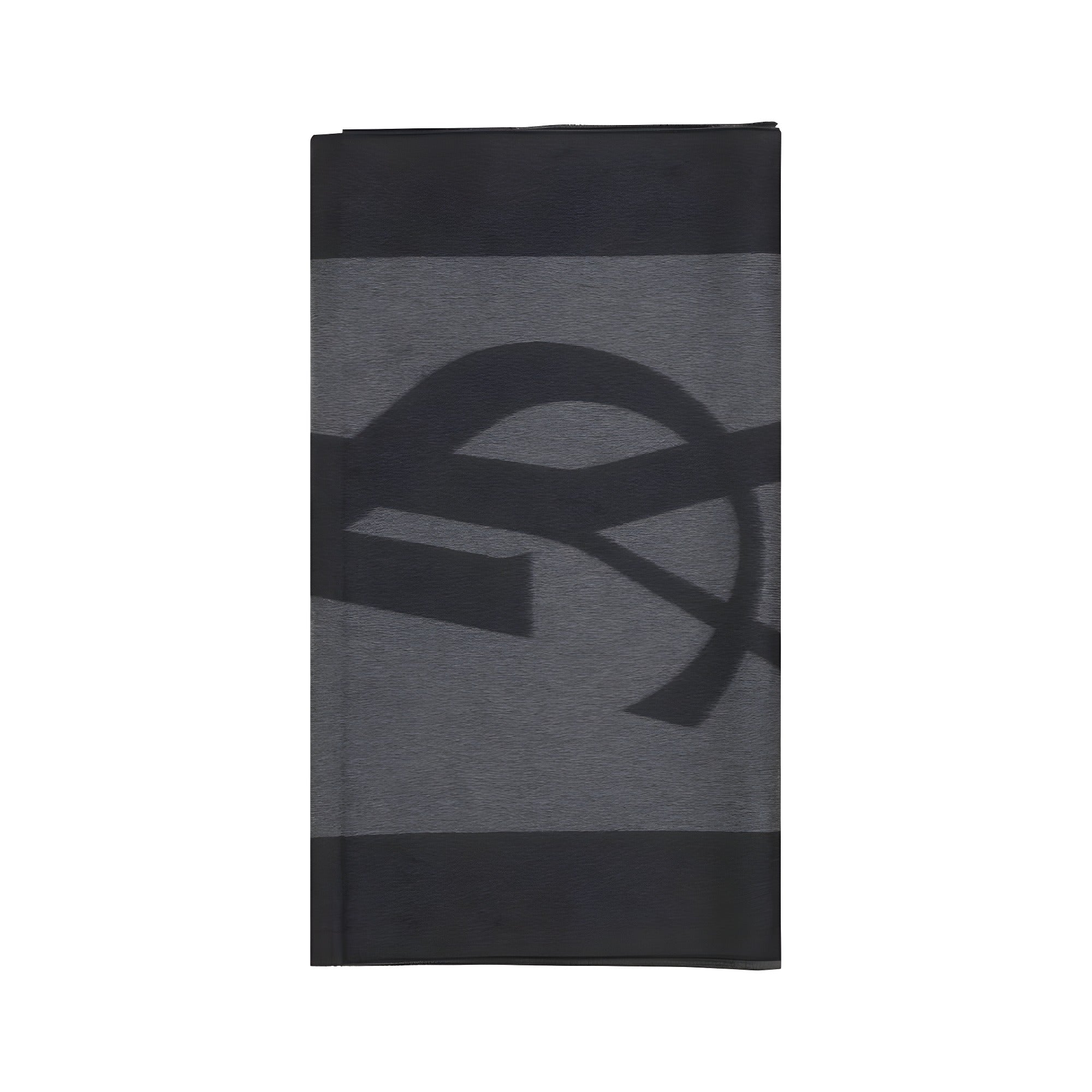 Saint Laurent Gray Silk Scarf