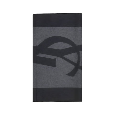 Saint Laurent Gray Silk Scarf