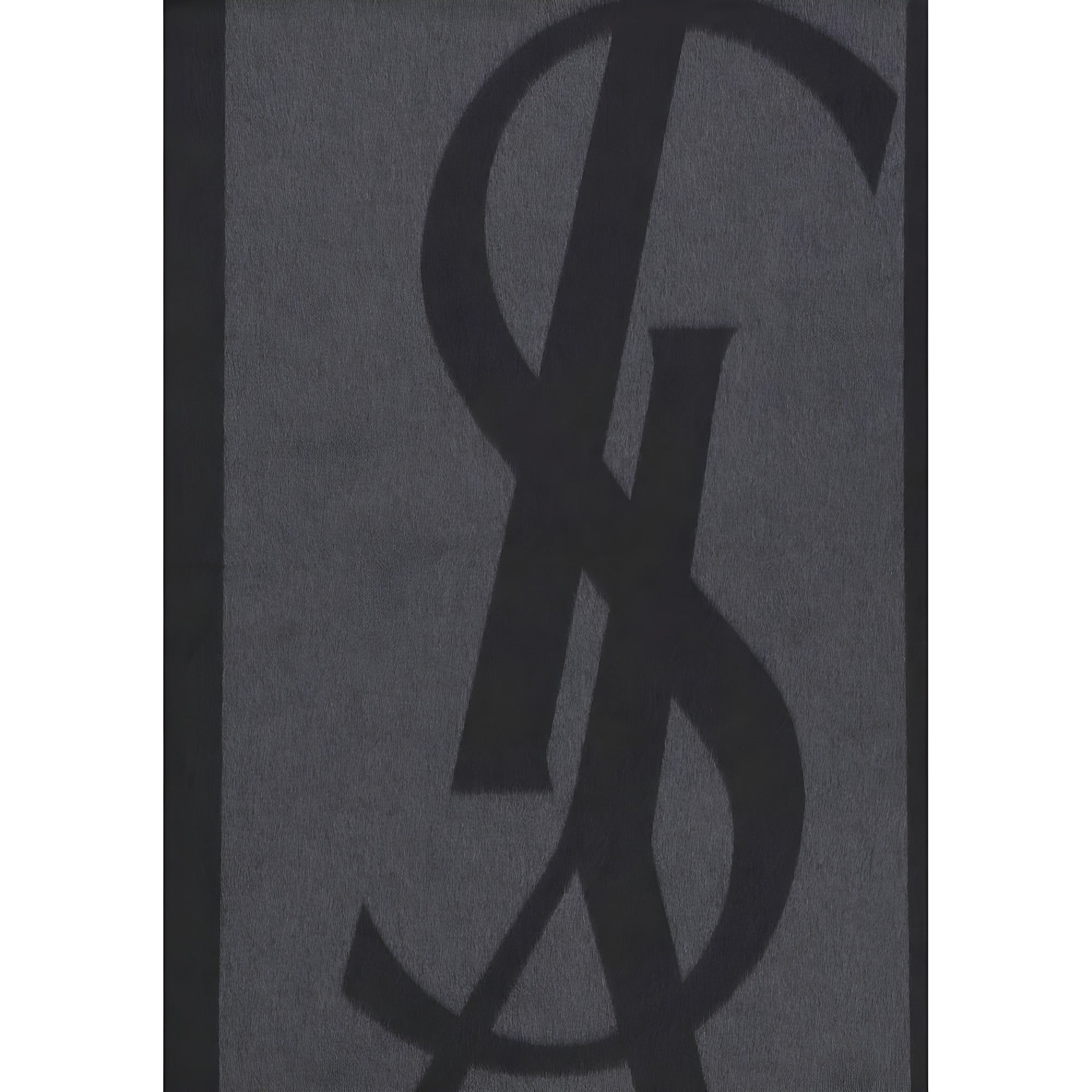 Saint Laurent Gray Silk Scarf
