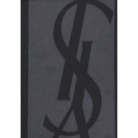 Saint Laurent Gray Silk Scarf