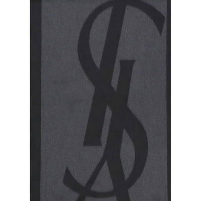 Saint Laurent Gray Silk Scarf