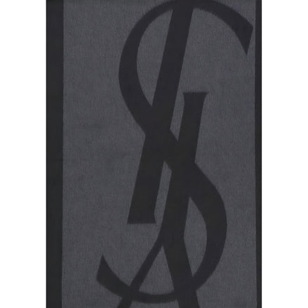 Saint Laurent Gray Silk Scarf