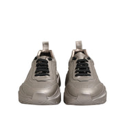 Dolce & Gabbana Silver DAYMASTER Leather Sneakers