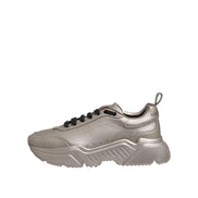 Dolce & Gabbana Silver DAYMASTER Leather Sneakers