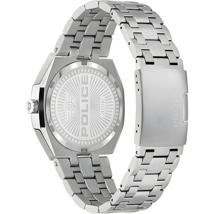 Montre habillée Police en acier inoxydable argenté