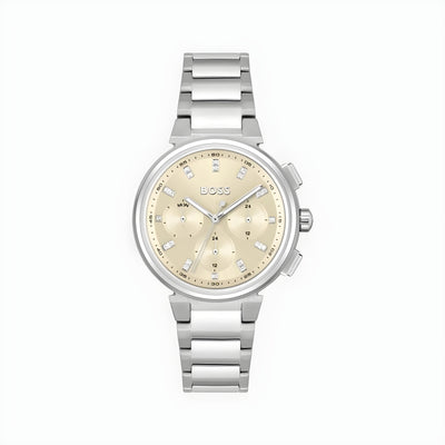Montre habillée Hugo Boss en acier inoxydable argenté