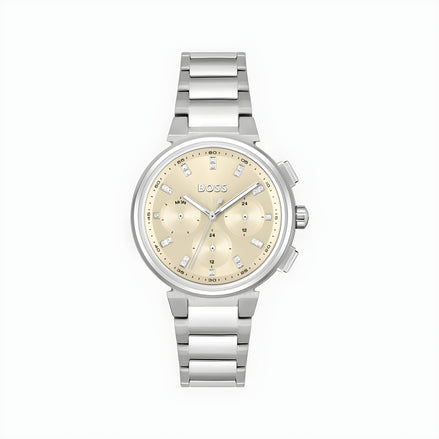 Montre habillée Hugo Boss en acier inoxydable argenté