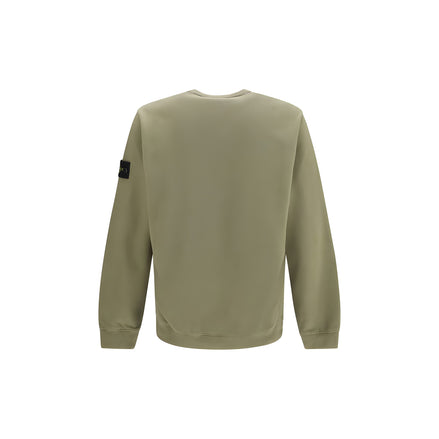 Stone Island Bicolor Cotton Sweatshirt