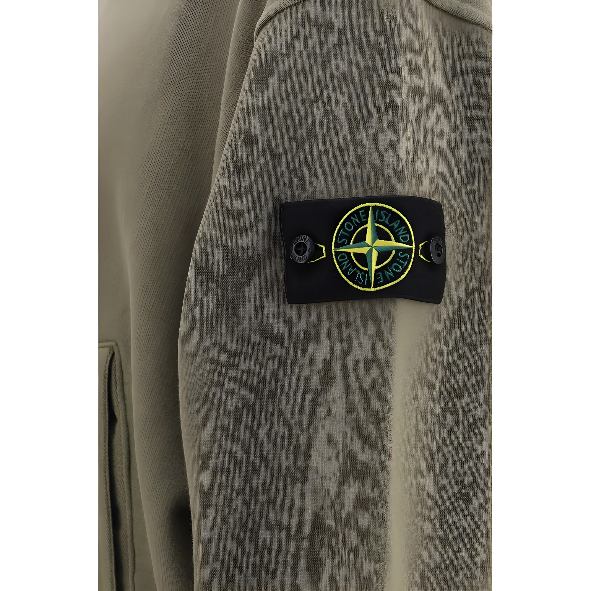 Stone Island Bicolor Cotton Sweatshirt